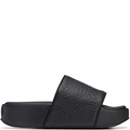 Y-3 Black Leather Sliders