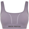 Heron Preston Grey Logo Sports Bra