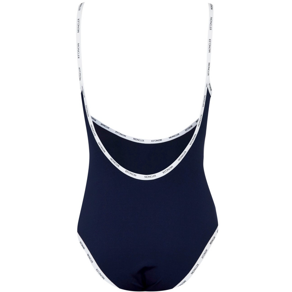 Womens Moncler Logo Swimsuit