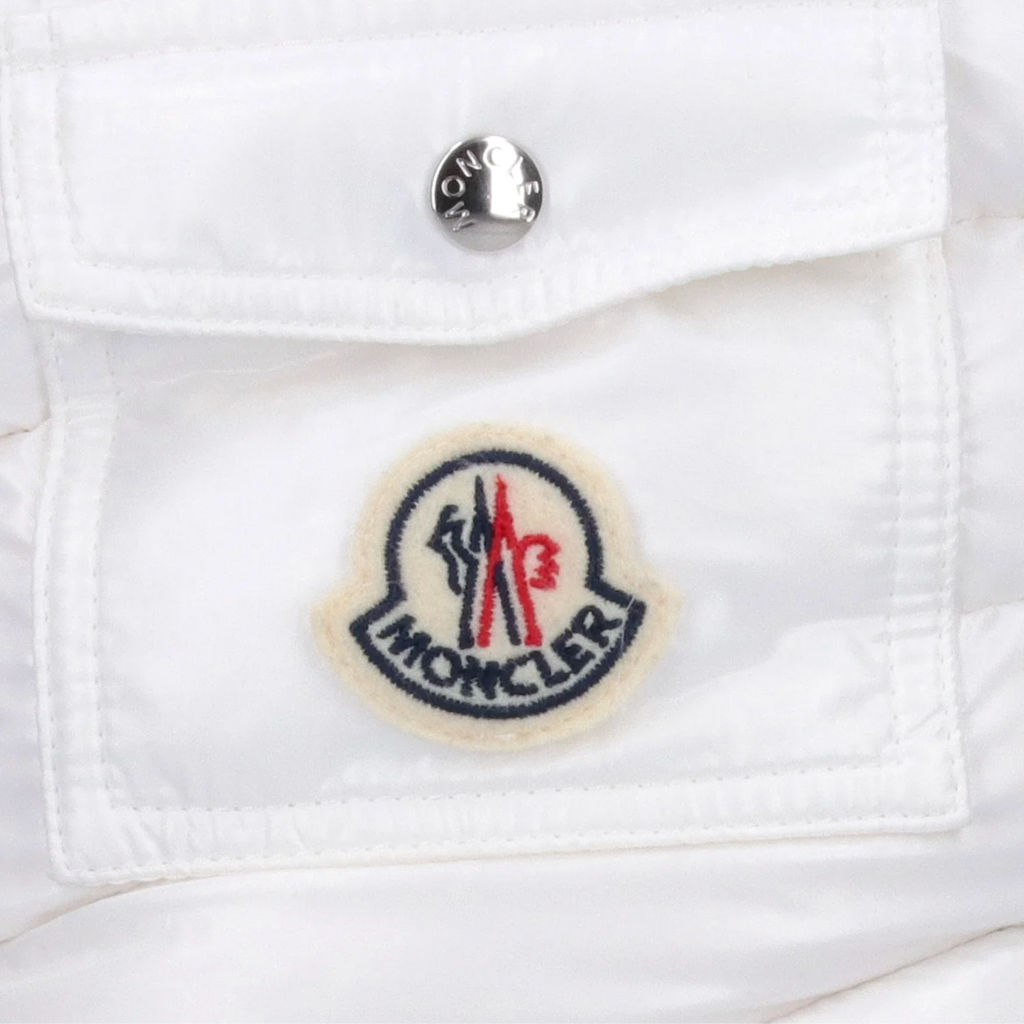 Moncler Gaia White Snow Boots