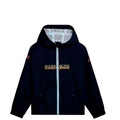 Kids Napapijri Cree Light Hooded Jacket Black