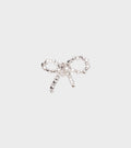Mini Bow Ear Stick Silver