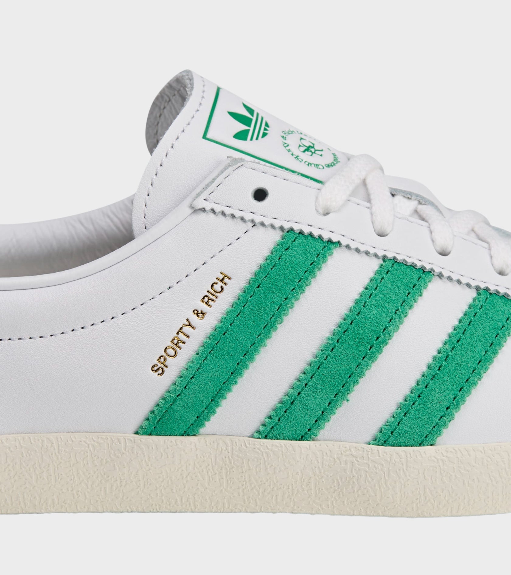 Blanc Sporty & Rich Rich Cloud White/Court Green