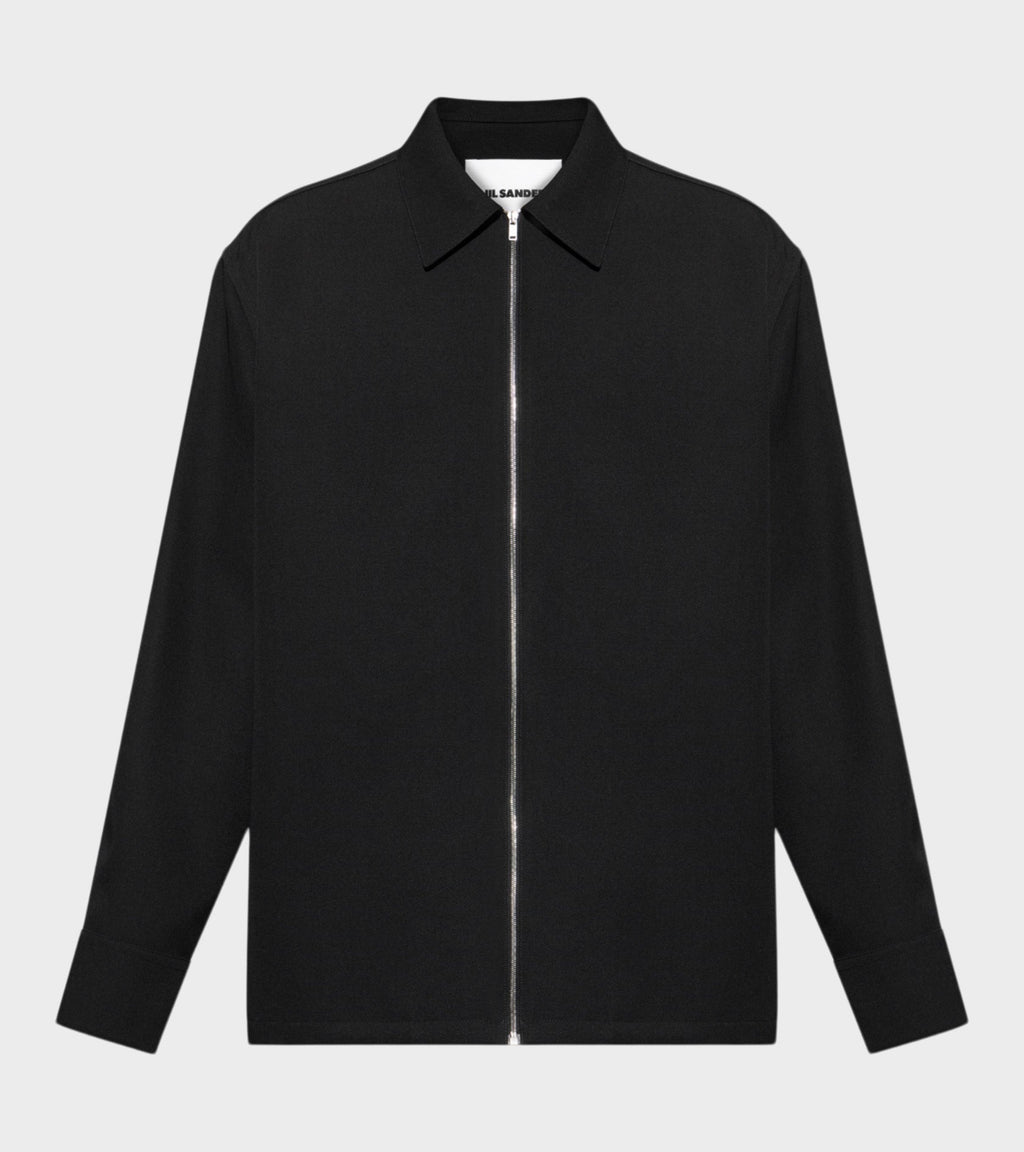 Sharp Wool Shirt Black