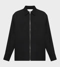 Sharp Wool Shirt Black