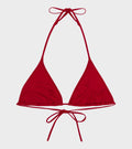 Triangle Bikini Top Red