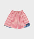 Bridge Shorts Pink Picnic Handloom