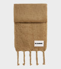 Plain Mohair Scarf Beige