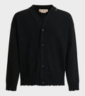 Cotton Knit Cardigan Black