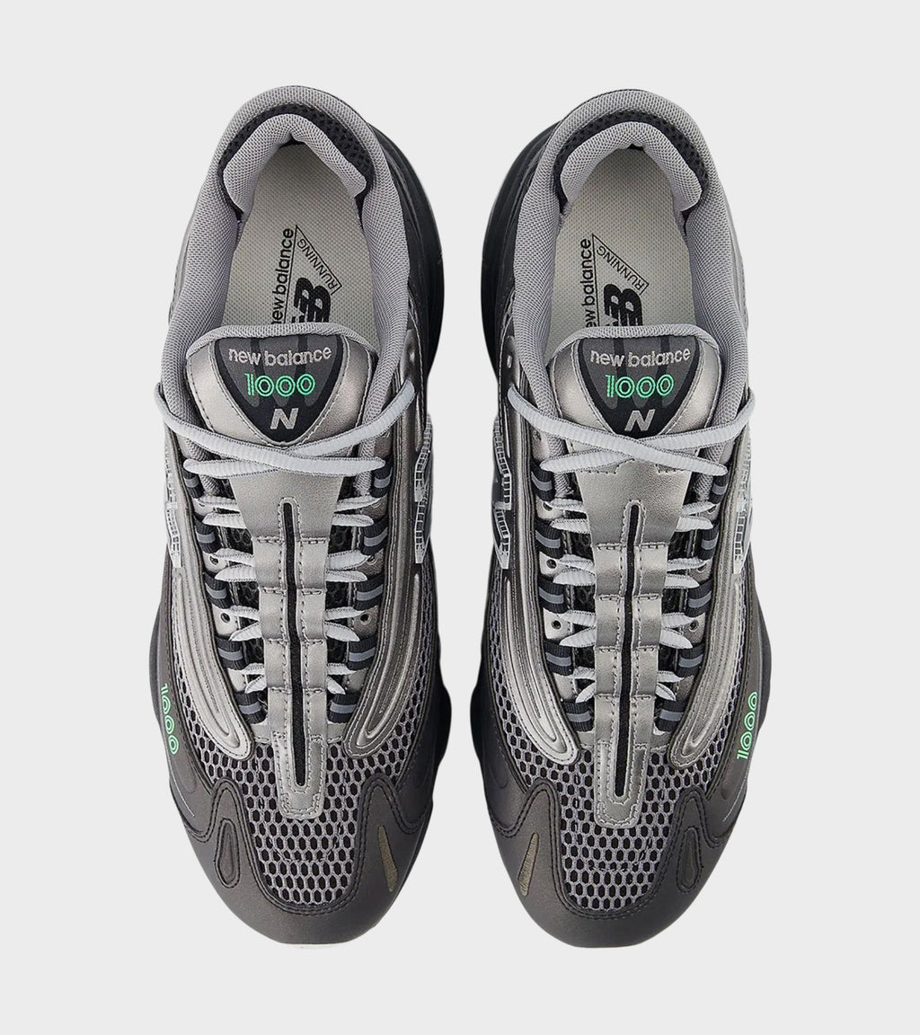M1000TV1 Black/Dark Silver Metallic/Green