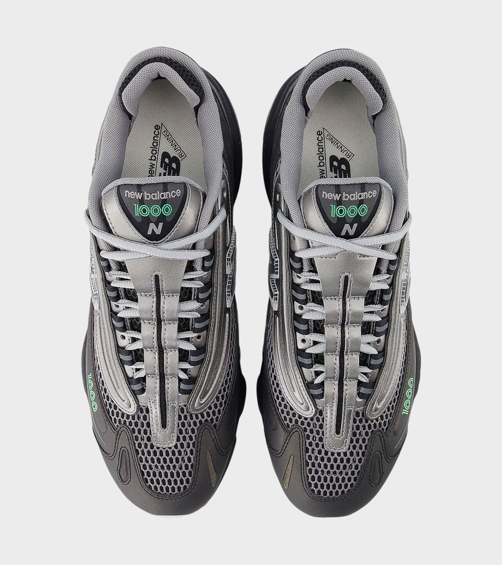 M1000TV1 Black/Dark Silver Metallic/Green