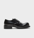 Lace-Up Leather Shoes Black