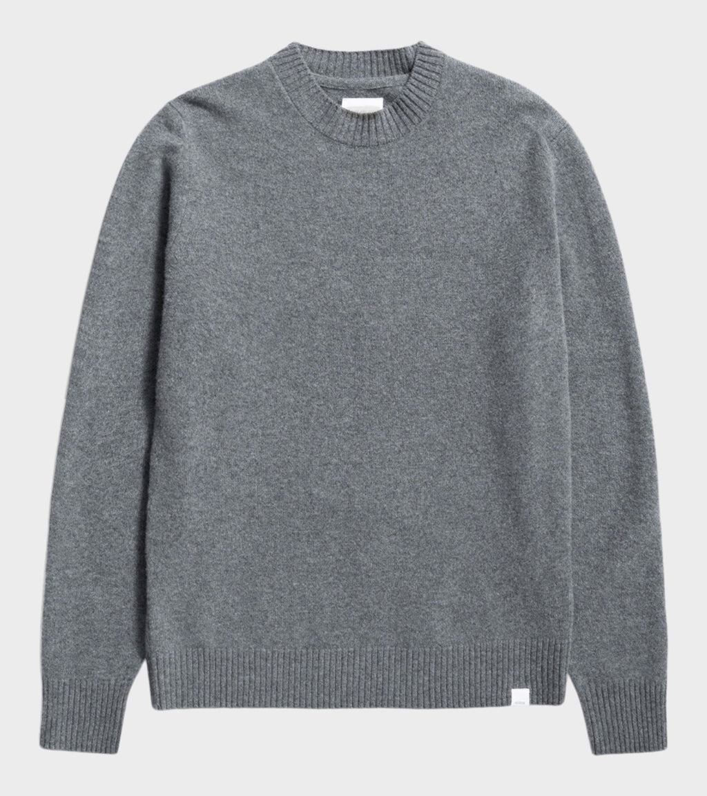 Norse Standart Merino Lambswool Sweater Gray Melange