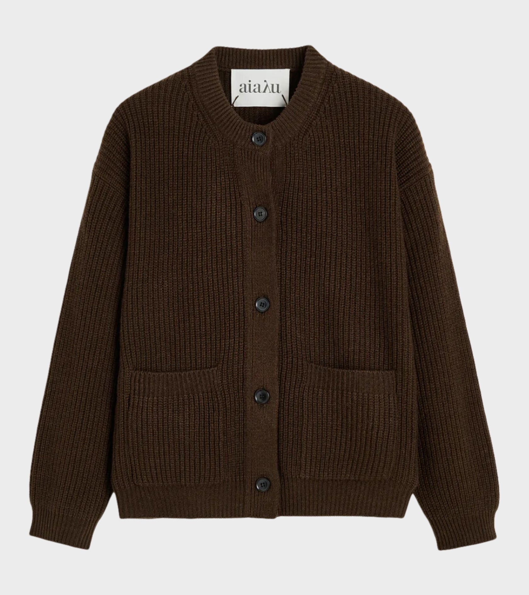 Bine Cardigan Dark Brown