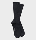 Wool Rib Socks Navy