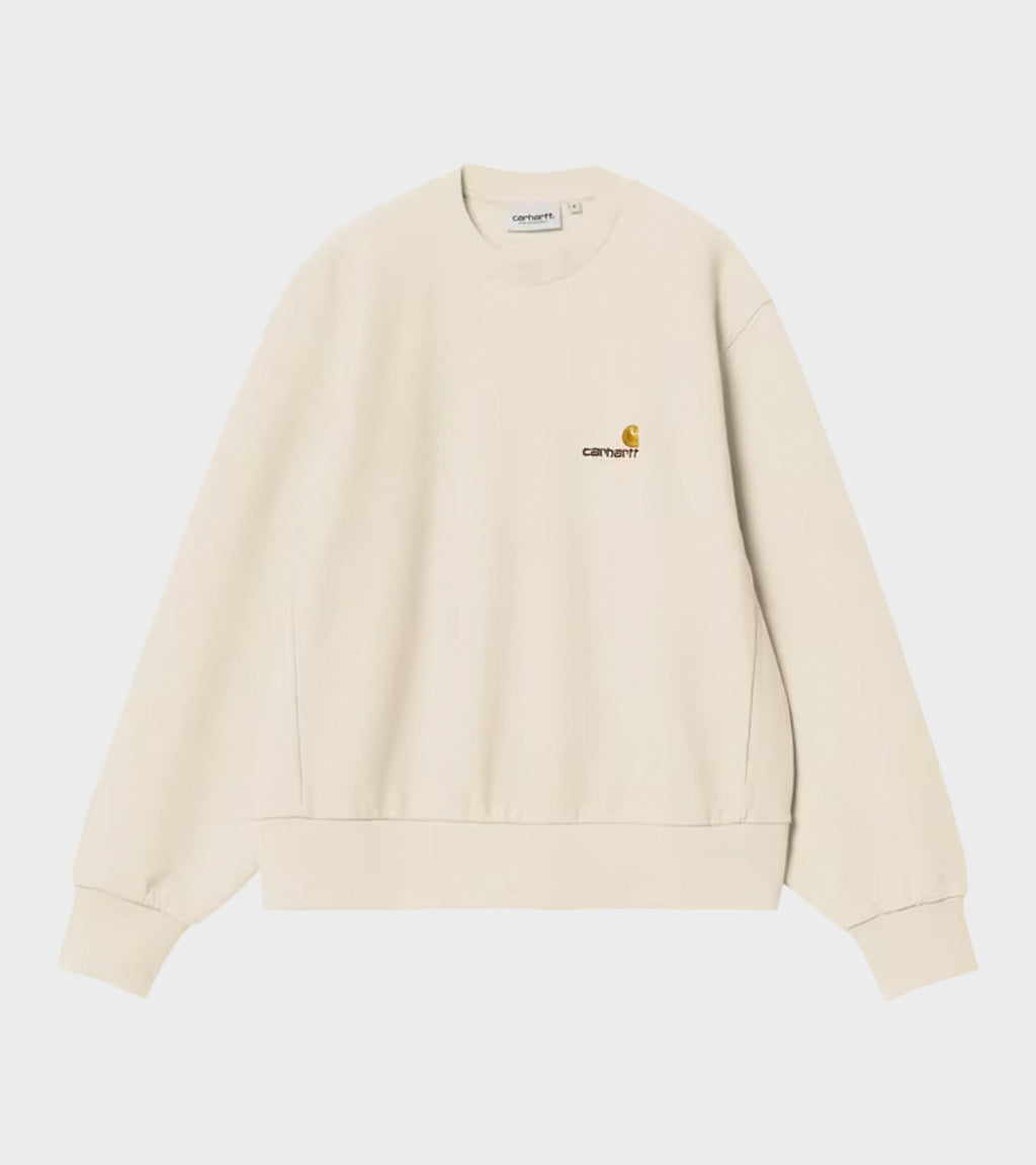 W American Script Sweatshirt Natural