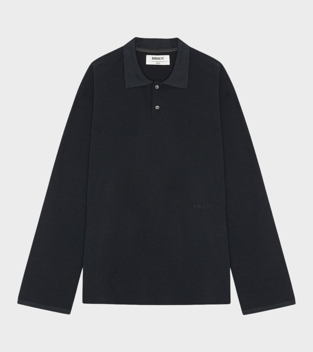 Lay2 Long-Sleeve Polo Ink