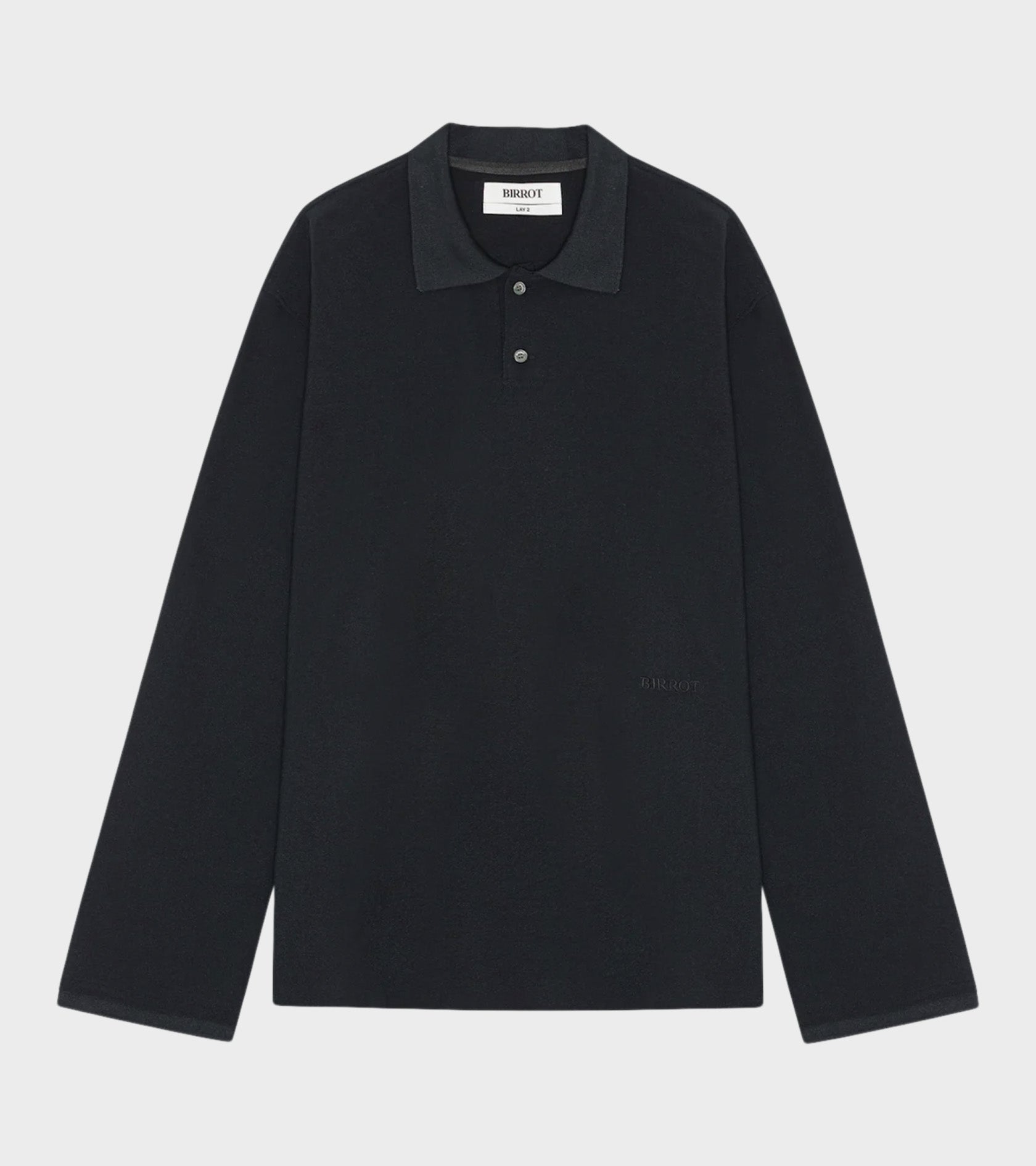 Lay2 Long-Sleeve Polo Ink