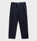 Ezra Relaxed Organic Stretch Twill Trouser Dark Navy