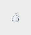 Mickey Hand Thumbs Up Charm White