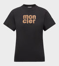 Teddy Logo Cotton T-shirt Black/Brown