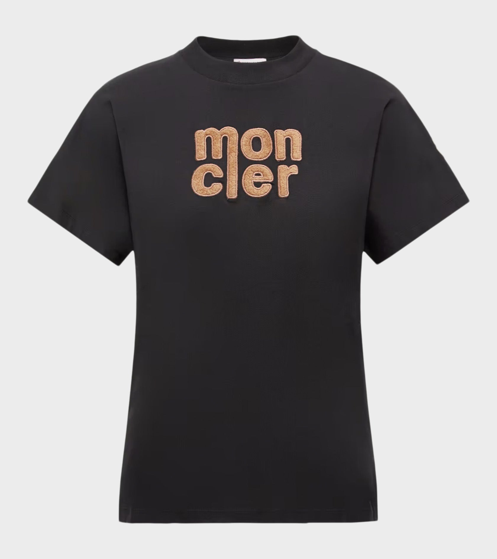 Teddy Logo Cotton T-shirt Black/Brown