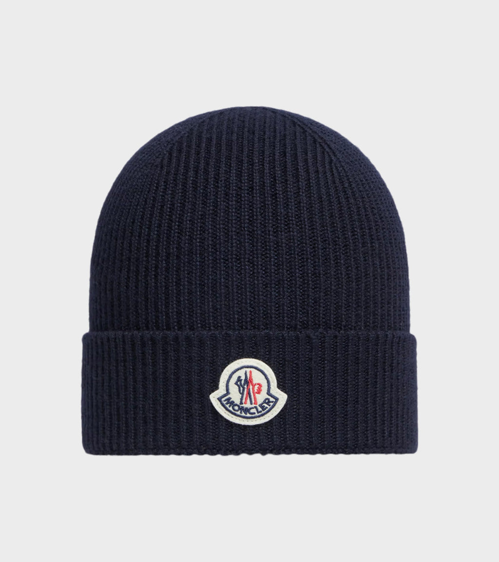 Wool Beanie Navy Blue