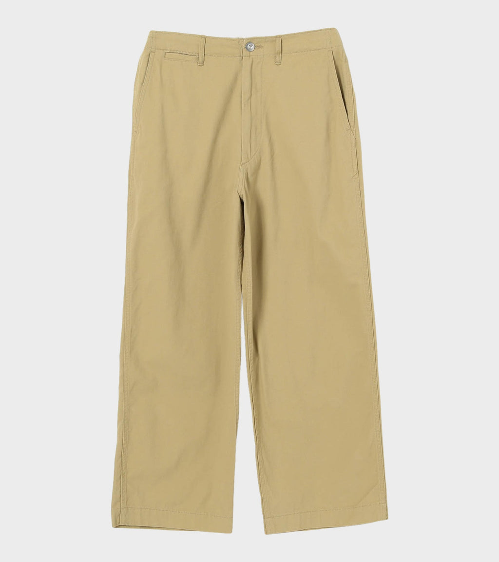 Wide Chino Pants Beige
