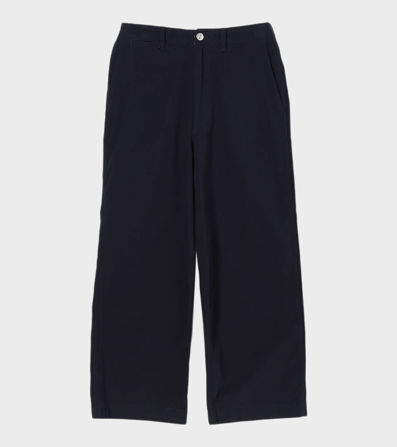 Wide Chino Pants Navy