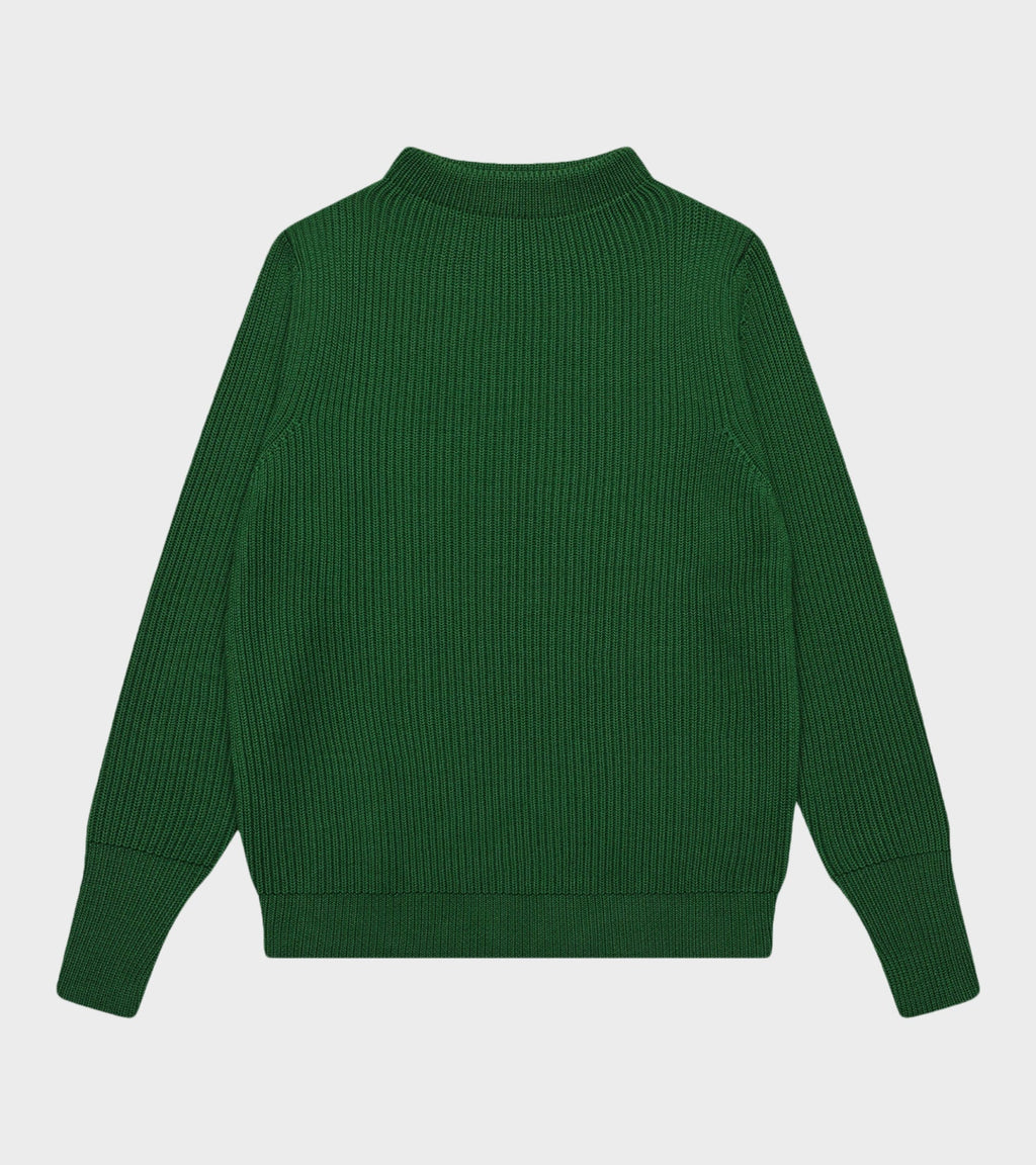 Navy Crewneck Green