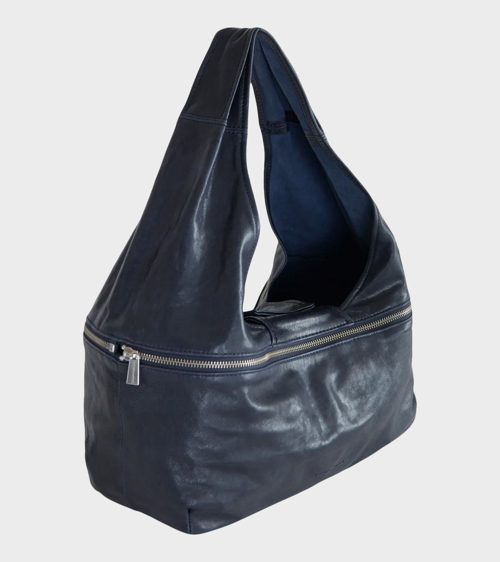 Riba Zip Bag Greyish Blue