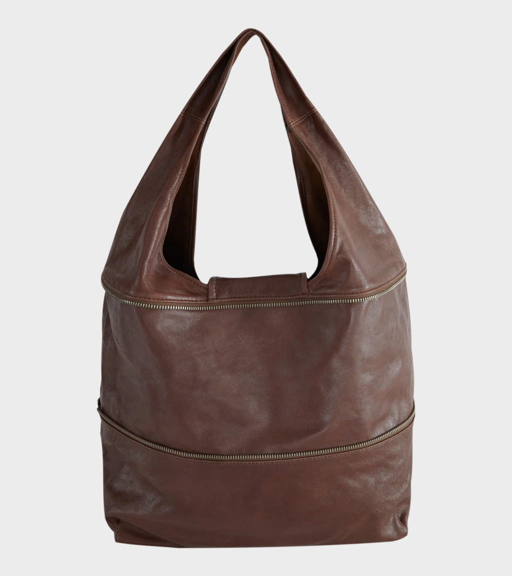 Riba Zip Bag Brown