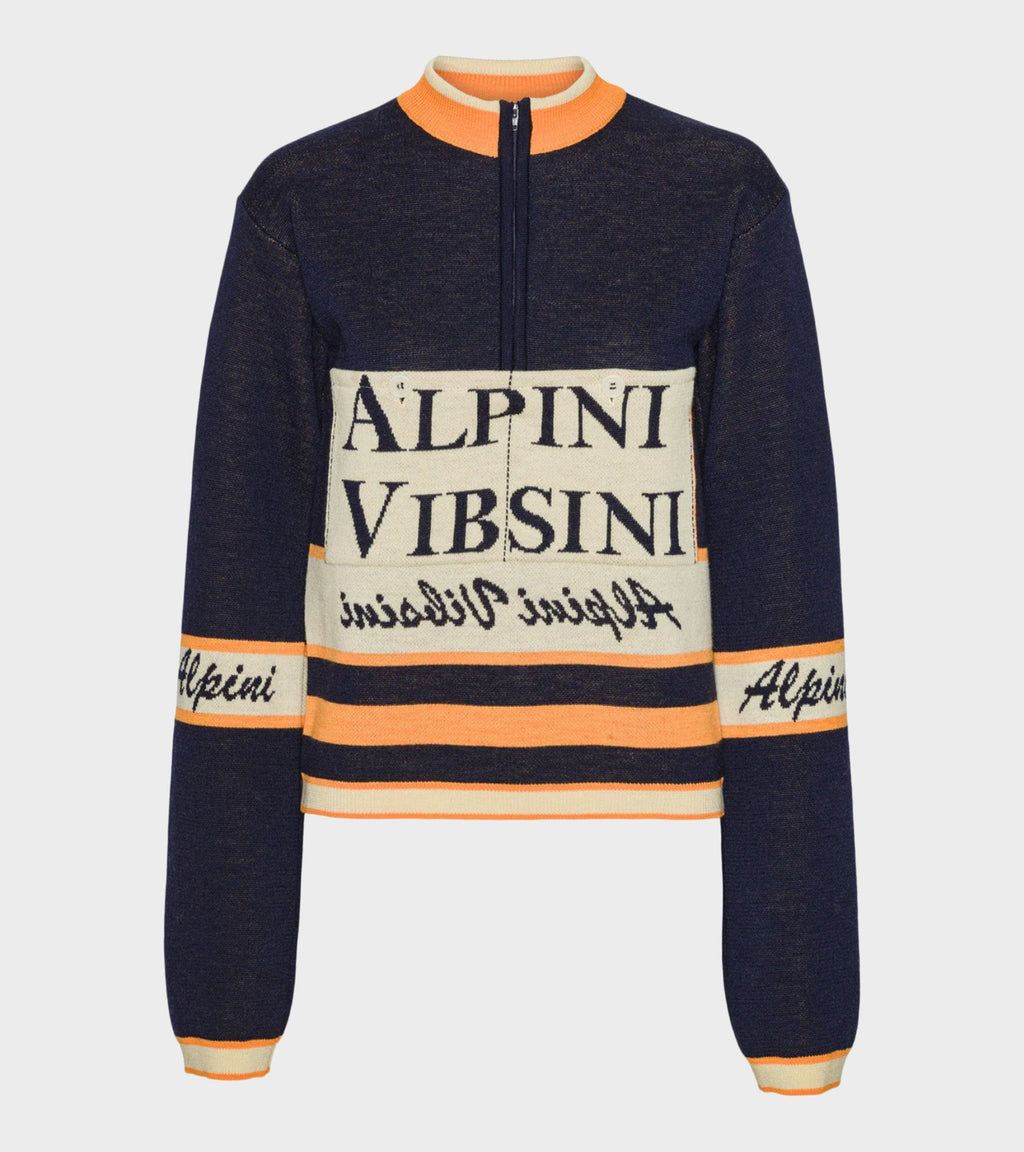 Race Jersey Long Sleeve Navy Alpini
