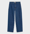 Carlo Midwaist Wide Jeans Mid Blue