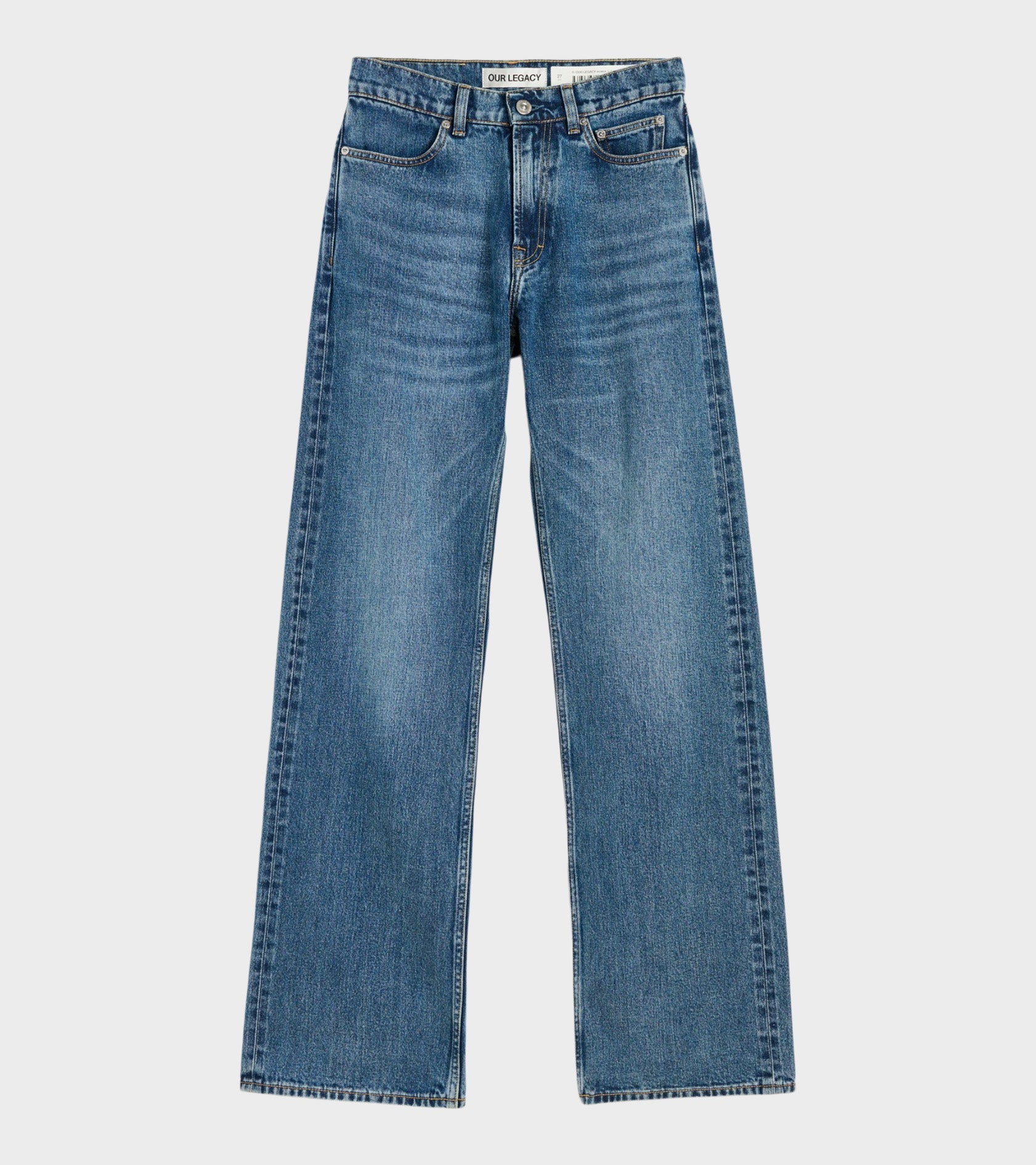 W Wata Cut Jeans Rodeo Wash Broken Twill