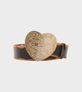 Heart Logo Bucket Belt Black/Camel