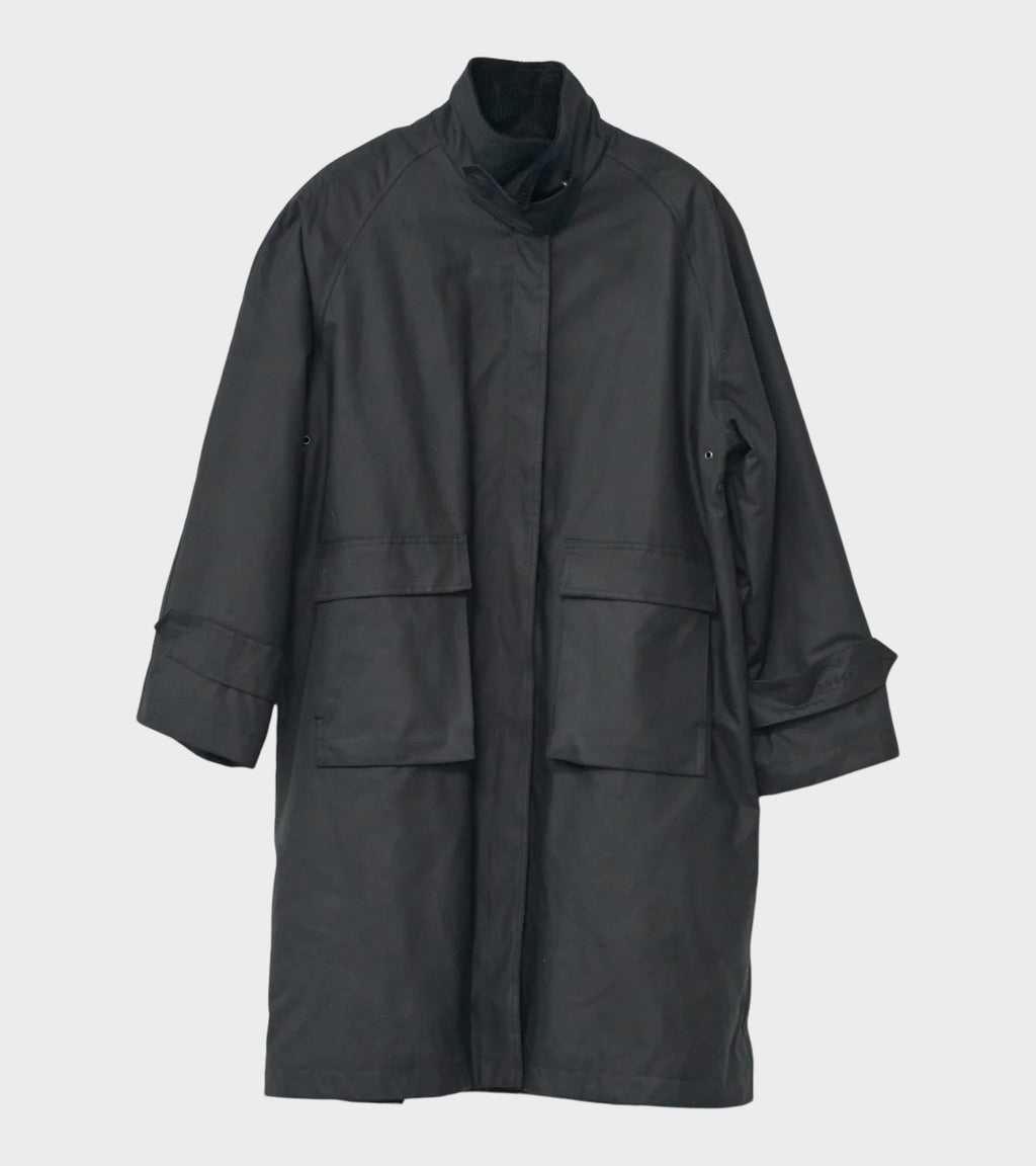 Oilskin Coat Black