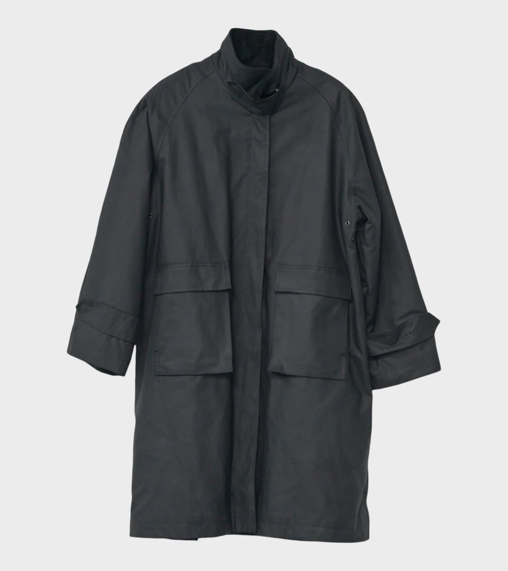 Oilskin Coat Black