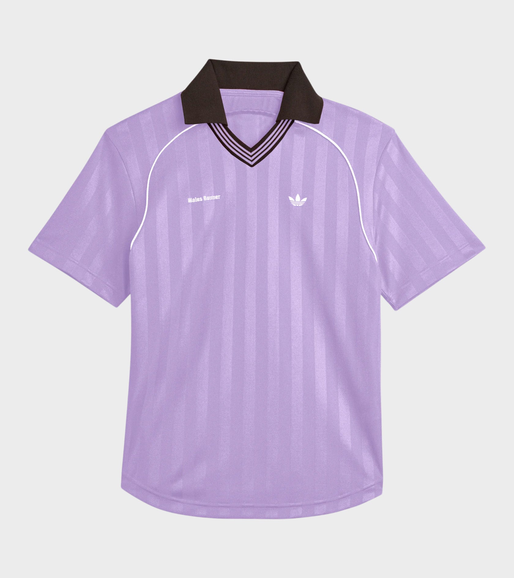 WB Football Tee Light Purple/Dark Brown