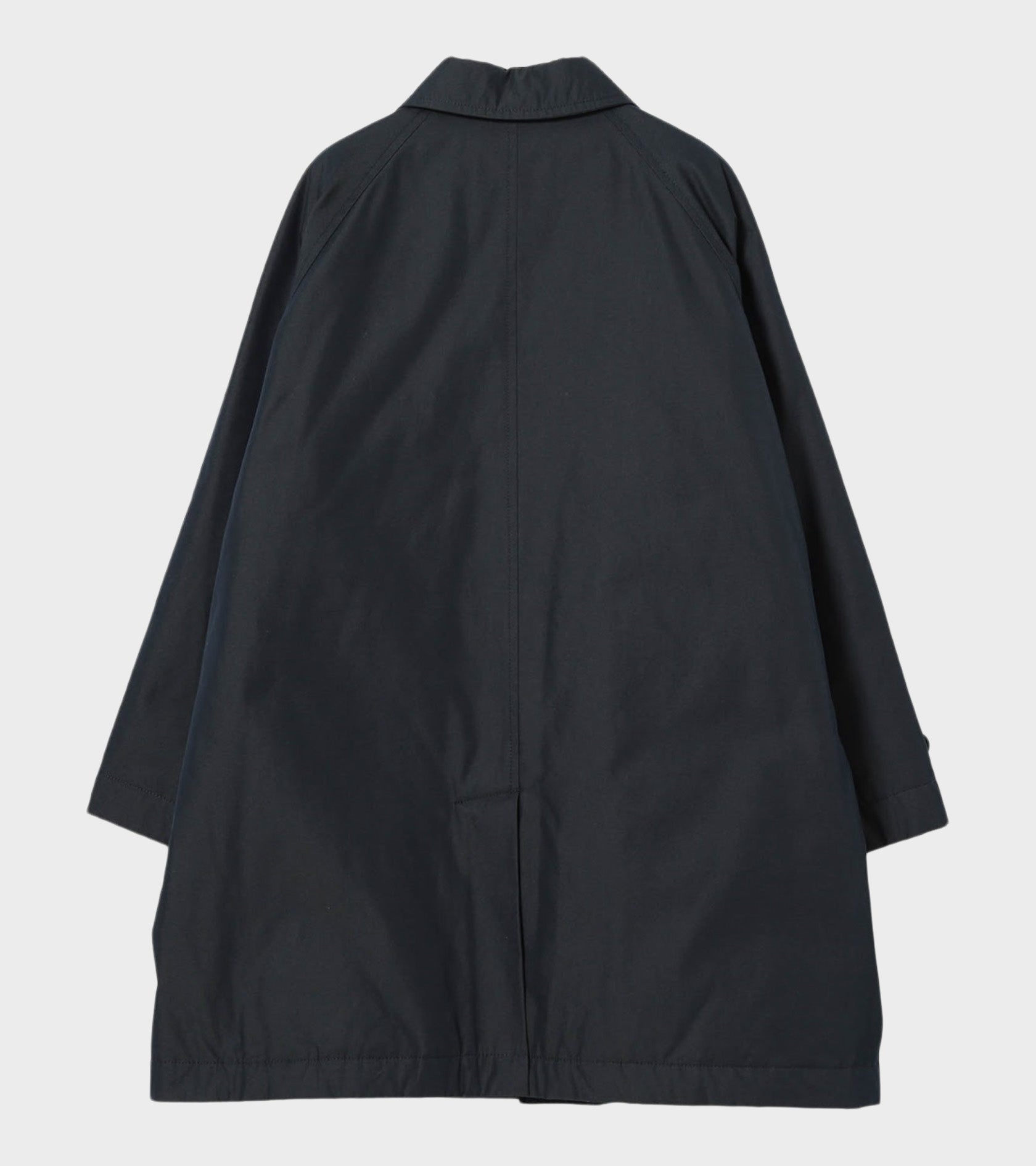 Cotton Blend Coat Dark Navy
