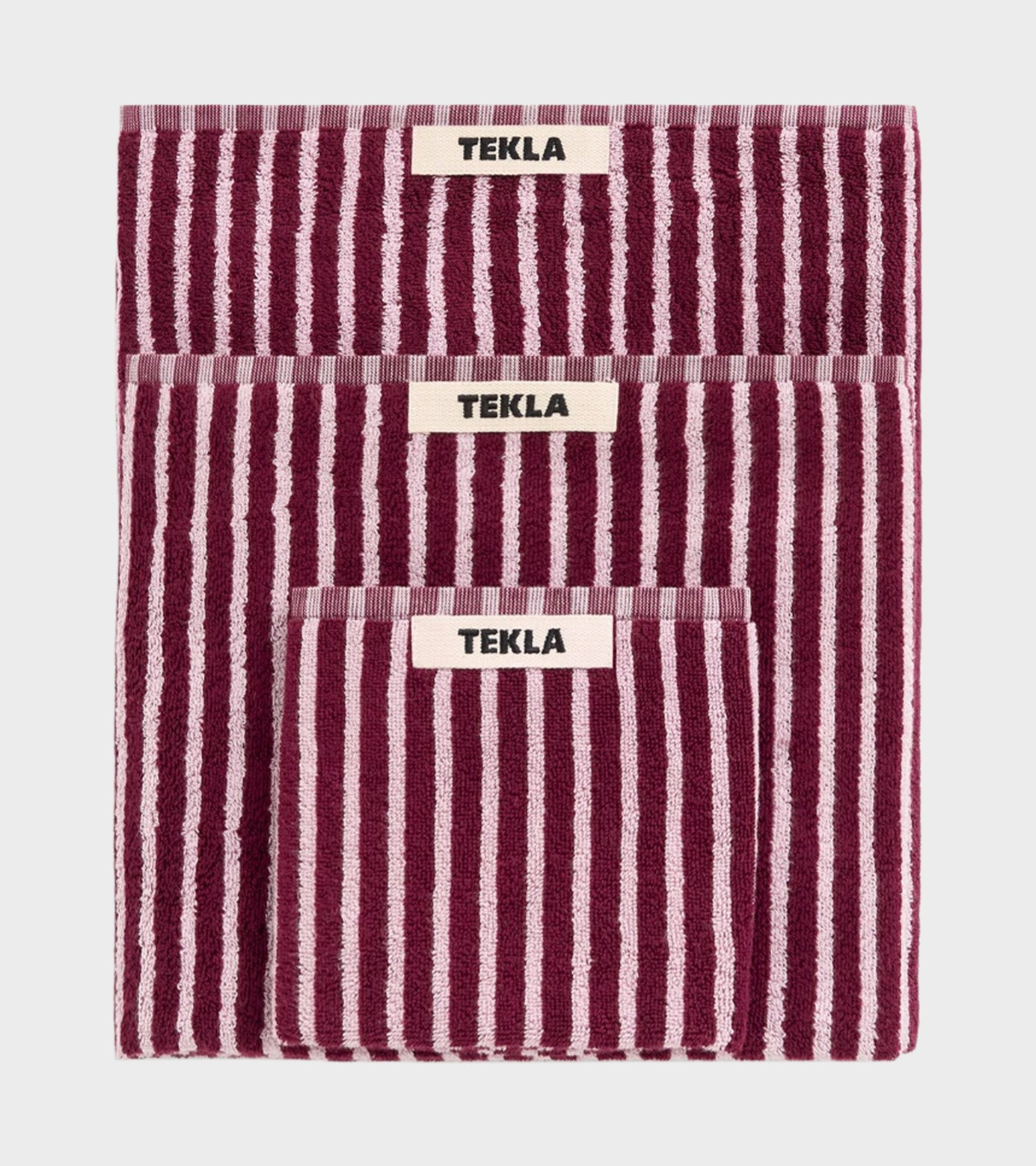 Hand Towel 50x90 Red/Rose