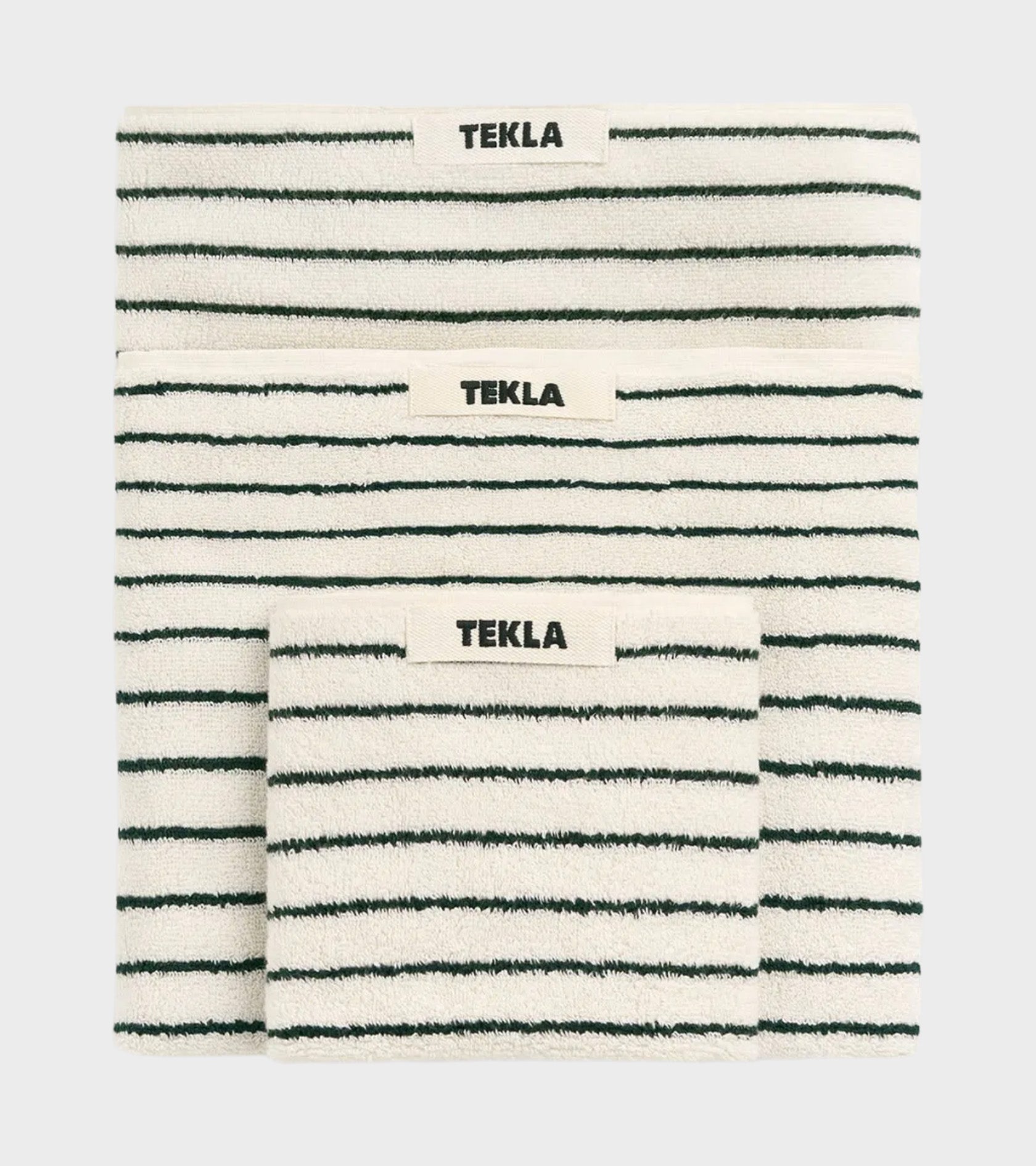 Bath Towel 70x140 Racing Green Stripes