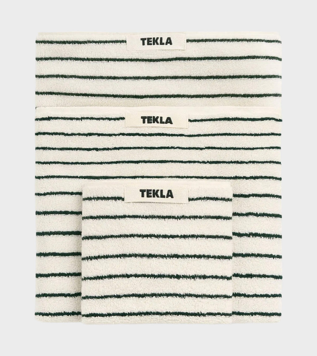 Guest Towel 30x50 Racing Green Stripes