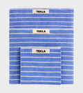 Hand Towel 50x90 Clear Blue Stripes