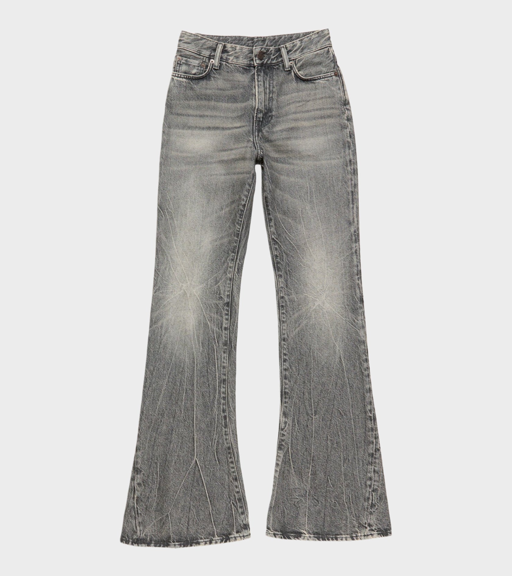 2025F Gothik Fitted Jeans Washed Black