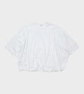 Gathered Logo T-shirt Grey Melange