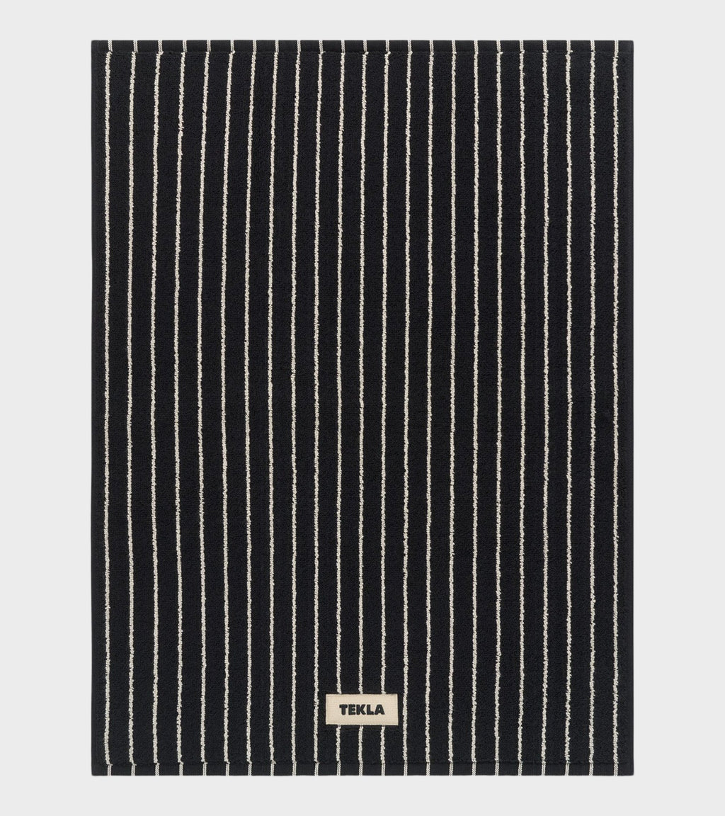 Bath Mat 50x70 Black Stripes
