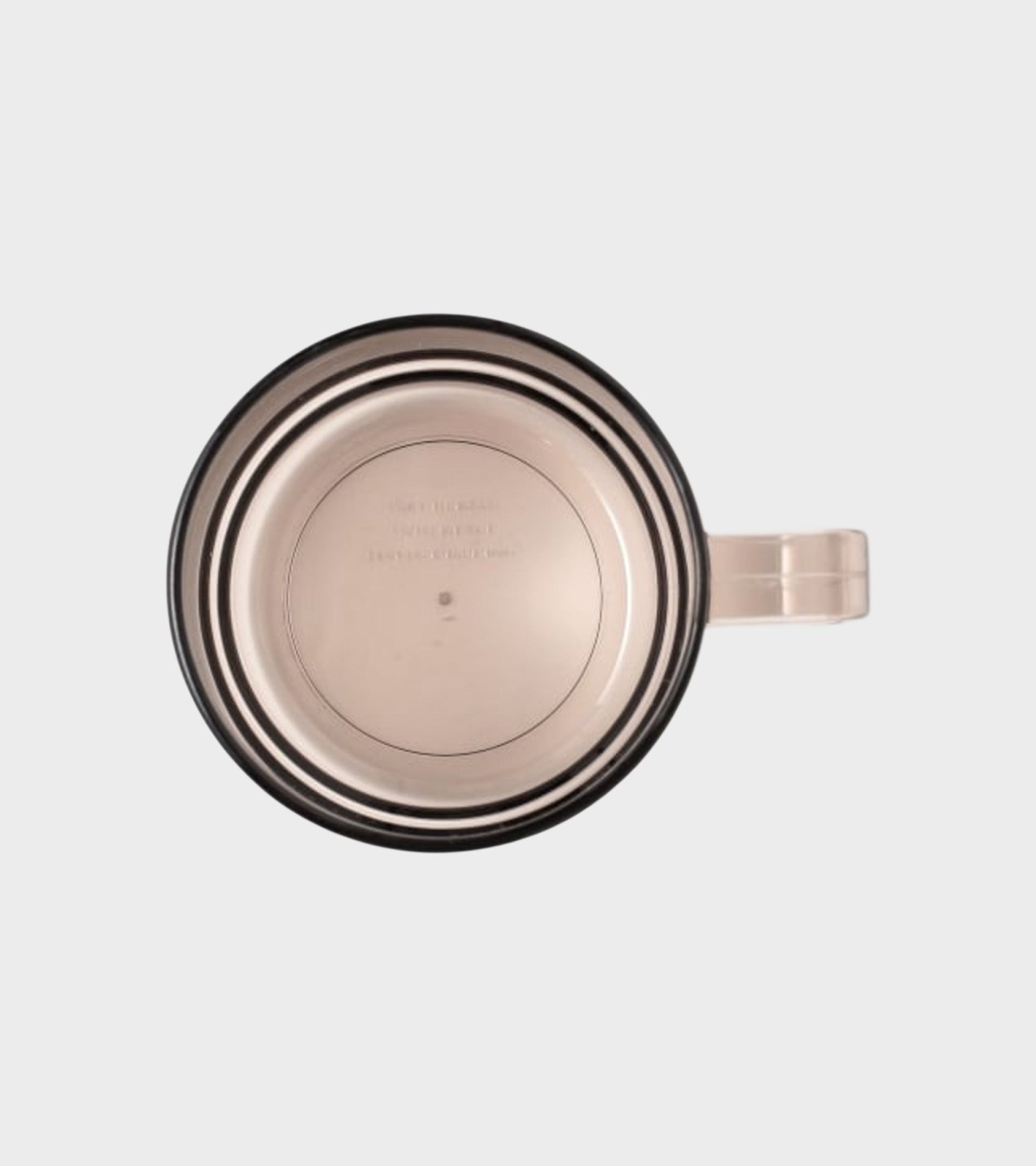 Stacking Mug Clear Brown/Navy