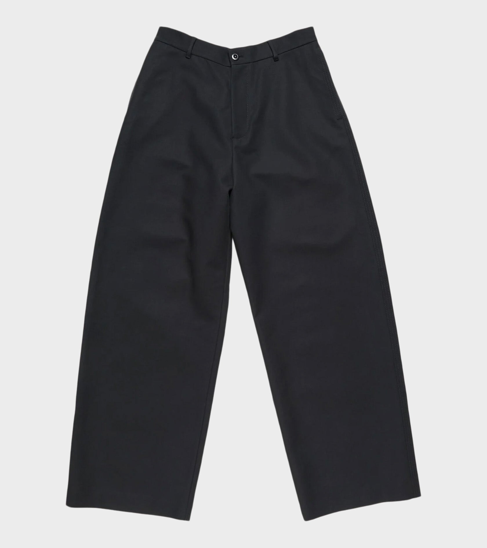 Satin Trousers Black
