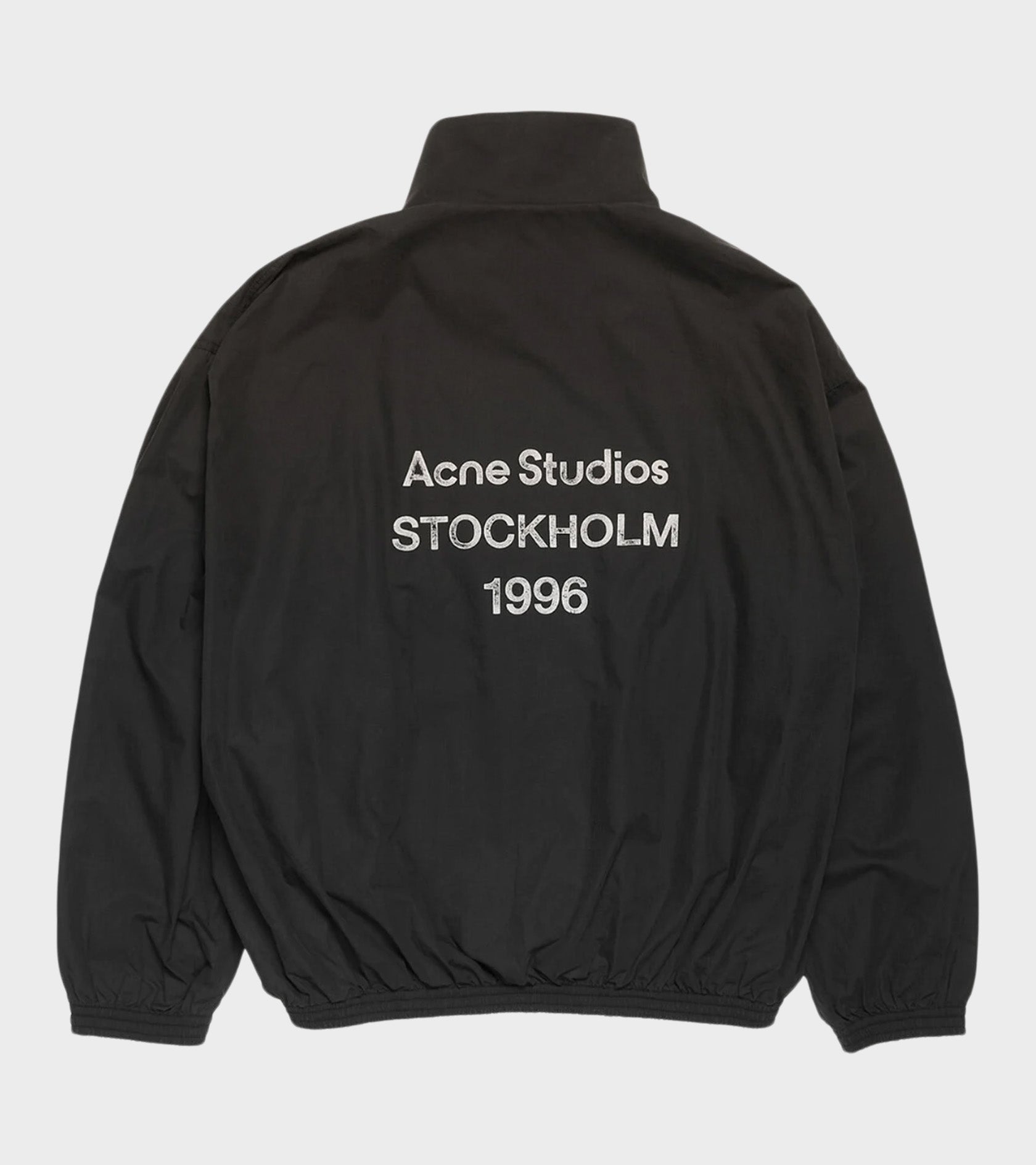 Logo Zipper Jacket Black